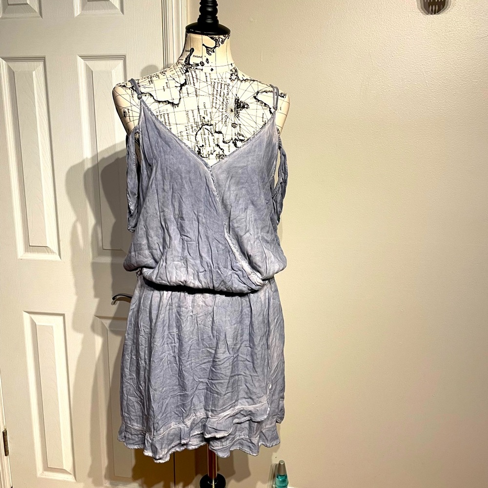 NWOT Shorts tie dyed Ombre shadow wrap straps Western Beach relax Tired overlay
